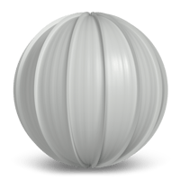 Bone White / Medallon-Lok